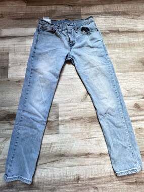 Levi's 502 Taper Regular Fit Light Wash Jeans W28 L30
